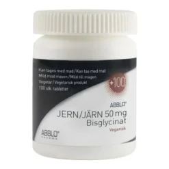 ABBLO JERN 50 MG BISGLYCINAT (100 STK)