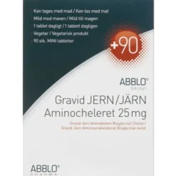 ABBLO MINI GRAVID JERN TABLETTER