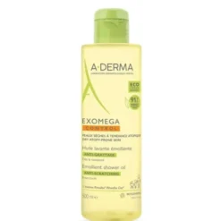 A-DERMA EXOMEGA CONTROL EMOLLIENT SHOWER OIL (500 ML)