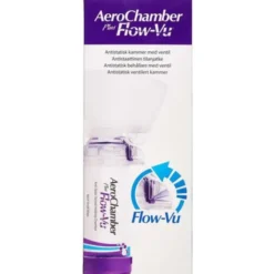 AEROCHAMBER PLUS FLOW-VU SPACER (M/LILLE VOKSENMASKE)