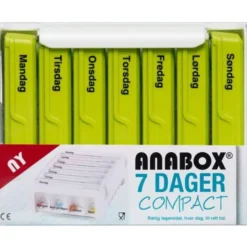 ANABOX 7 DAGE COMPACT (GRØN)
