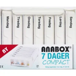 ANABOX 7 DAGE COMPACT (HVID)
