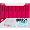 ANABOX 7 DAGE COMPACT (PINK)