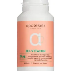 APOTEKETS D3-VITAMINER 25UG