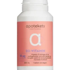 APOTEKETS D3 VITAMIN 10 UG