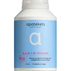 APOTEKETS KALK+D-VITAMIN 20UG