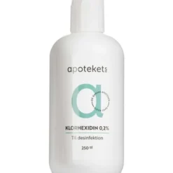 APOTEKETS KLORHEXIDIN 0,2% (250 ML)