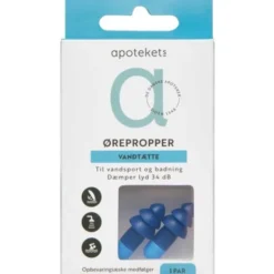 APOTEKETS ØREPROPPER VANDTÆT