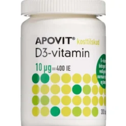 APOVIT D3-VITAMIN TABLETTER (10 µG) 300 STK