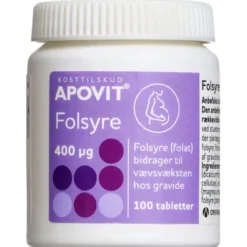 APOVIT FOLSYRE TABLETTER