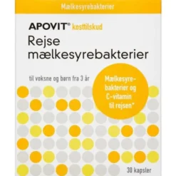 APOVIT REJSE MÆLKESYREBAKTERIER (30 STK.)