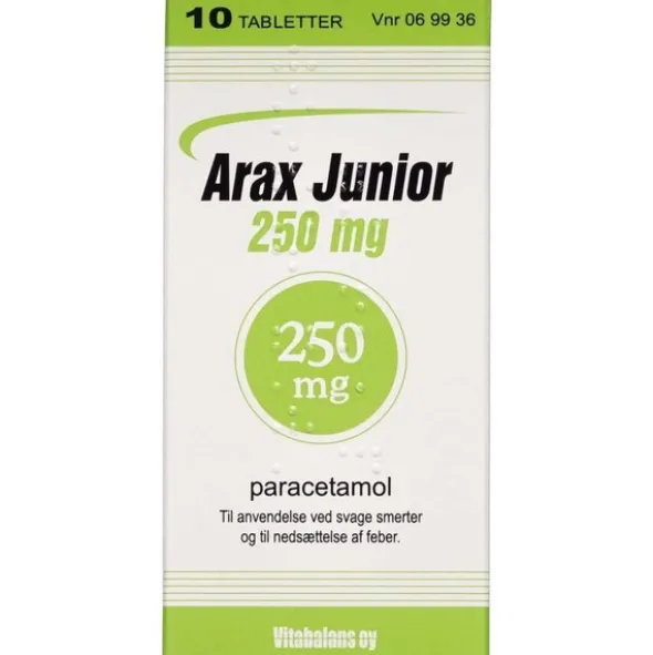 ARAX JUNIOR 250 MG 10 STK
