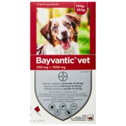 BAYVANTIC VET. OPLØSNING HUNDE 10-25 KG