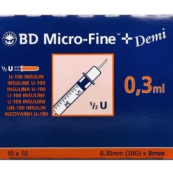BD MICRO-FINE+ INSULINSPRØJTE 0,30 ML / 30G