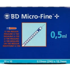 BD MICRO-FINE+ INSULINSPRØJTE 1/2 ML / 29G