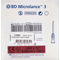 BD MICROLANCE 3 (26G) KANYLER