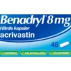 BENADRYL 8 MG 48 STK