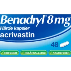 BENADRYL 8 MG 48 STK