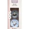 BIBS COLOUR STR2 IRON/BABY BLU