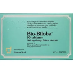 BIO-BILOBA TABLETTER 90 STK
