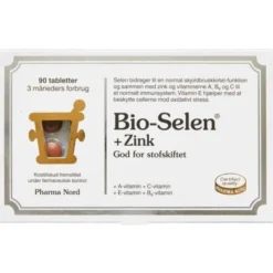 BIO-SELEN + ZINK TABLETTER (90 STK)
