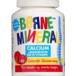 BØRNEMINERAL CALCIUM + MAGNESIUM OG D-VITAMIN (SKOVBÆR)
