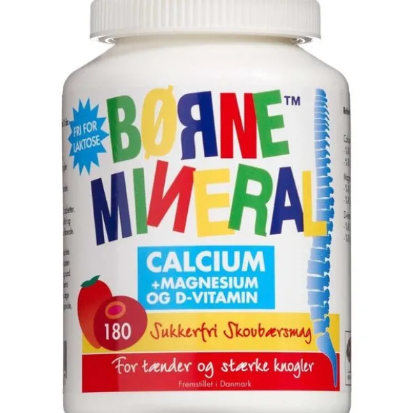 BØRNEMINERAL CALCIUM + MAGNESIUM OG D-VITAMIN (SKOVBÆR)