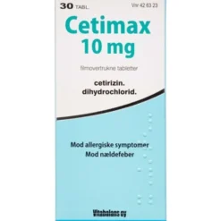 CETIMAX 10MG 30 STK
