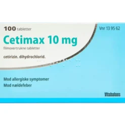 CETIMAX 10MG 100 STK