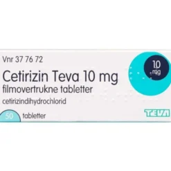 CETIRIZIN "TEVA" 10 MG 50 STK
