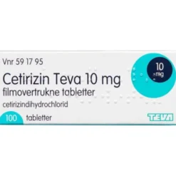 CETIRIZIN "TEVA" 10 MG 100 STK