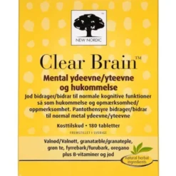 CLEAR BRAIN TABLETTER (180 STK)