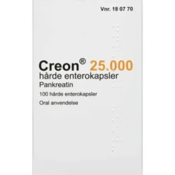 CREON LIPASE 25.000 EP-E