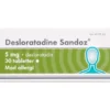 DESLORATADINE "SANDOZ" 5 MG 30 STK