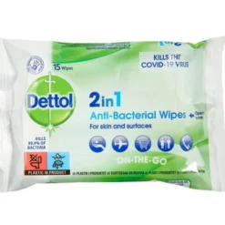 DETTOL 2IN1 ANTI-BACTERIAL WIPES