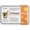 D-PEARLS KAPSLER (80 MIKROGRAM)