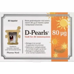 D-PEARLS KAPSLER (80 MIKROGRAM)