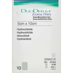 DUODERM EXTRA THIN HYDROACTIVE BANDAGE (5X10 CM)
