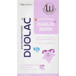 DUOLAC DAGLIG+ BØRN (60 STK.)
