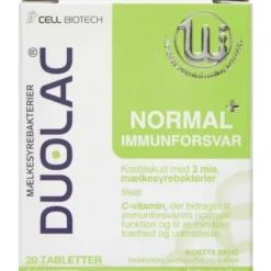 DUOLAC NORMAL+ IMMUNFORSVAR (20 STK)