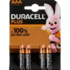 DURACELL PLUS AAA ALKALINE BATTERIER