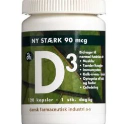D3-VITAMIN STÆRK KAPSLER (90 MCG)