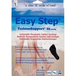 EASY STEP FASHIONSUPPORT KNÆ (SORT/LUKKET/M)