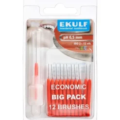 EKULF PH INTERDENTALBØRSTER (RØD)