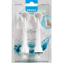 EKULF POWERFLOSSER CORDLESS TONGUE SCRAPER TIP