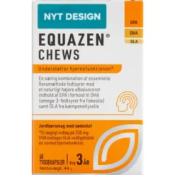 EQUAZEN CHEWS TYGGEKAPSLER (60 STK.)