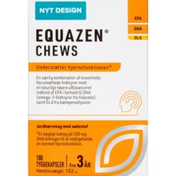 EQUAZEN CHEWS TYGGEKAPSLER (180 STK.)