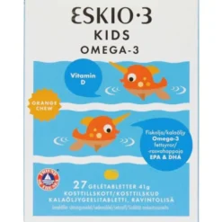 ESKIO-3 KIDS GELÉTABLETTER (ORANGE)
