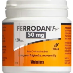 FERRODAN FE2 + 50 MG TABLETTER