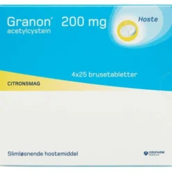 GRANON 200 MG 4*25 STK